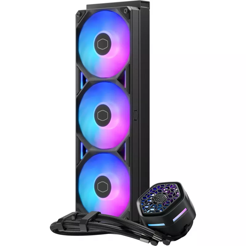Refrigerador líquido AIO de 360 mm Cooler Master MasterLiquid 360 Atmos II VRM Fan MLX-D36M-A25SZ-V1 com RGB