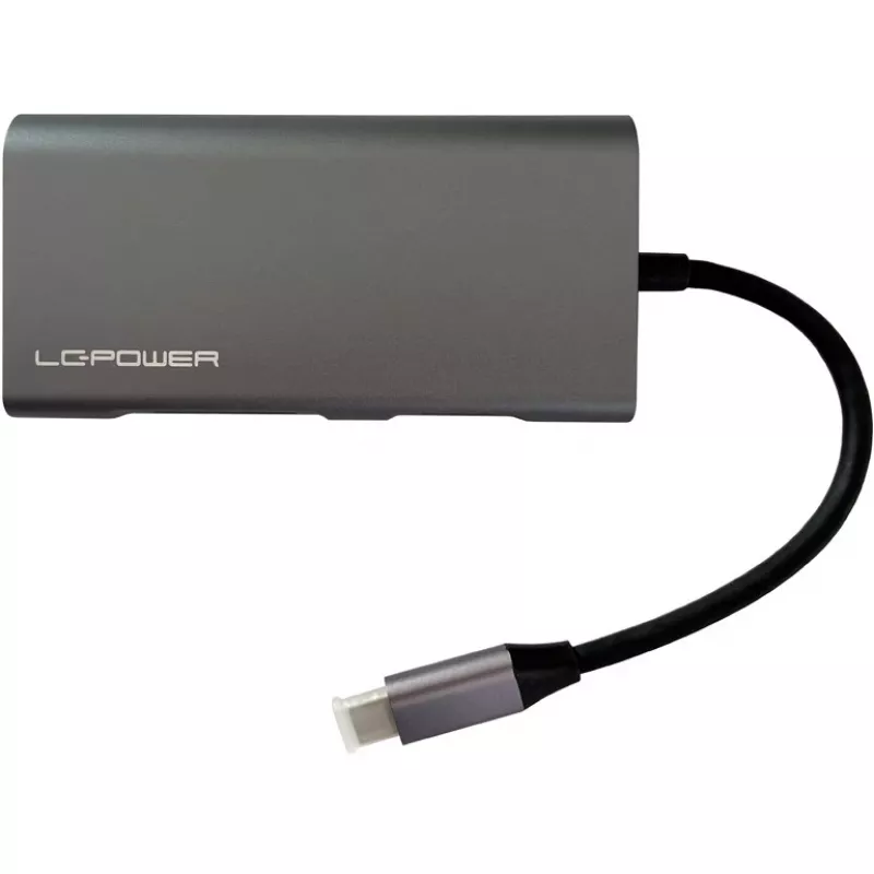 Dock para portátil LC-Power LC-HUB-C-MULTI-5 USB 3.2 Gen 1 Type-C com fios