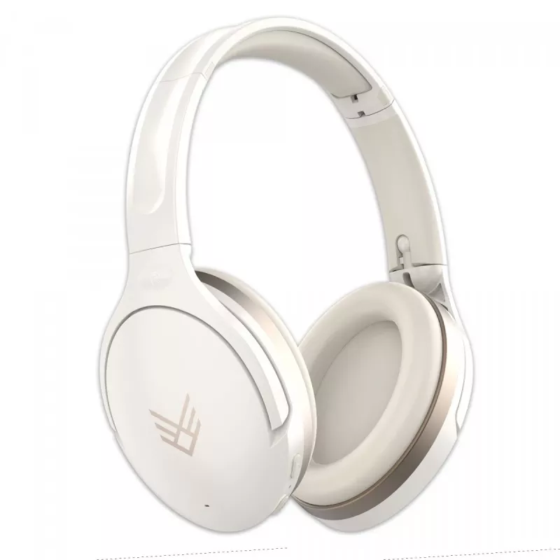 Auscultadores sem fios on-ear Audeeo Serene Hush Pro, creme