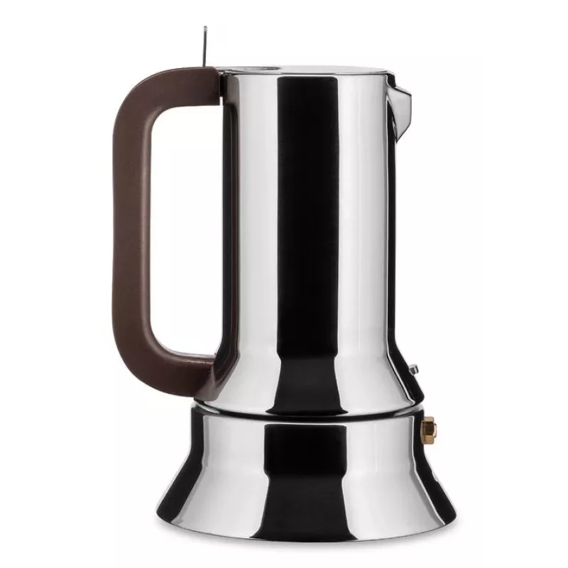 Alessi 9090/6 cafeteira moka, 0,3 l, aço inoxidável