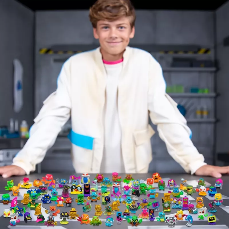 Figura Cobi Mr Beast Lab Swarm Tube pack de 2 MO-24744 – minifiguras colecionáveis, 2 unid.