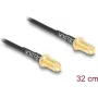 Cabo coaxial DELOCK 90893 RG-174 0,32 m RP-SMA para RP-SMA preto