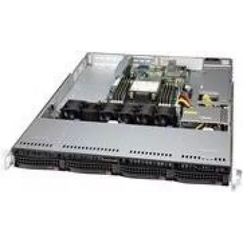 Supermicro SC815 TQC4-605WB2 – Rackmount – 1U – SATA/SAS – Hot-Swap 600 Watt – preto
