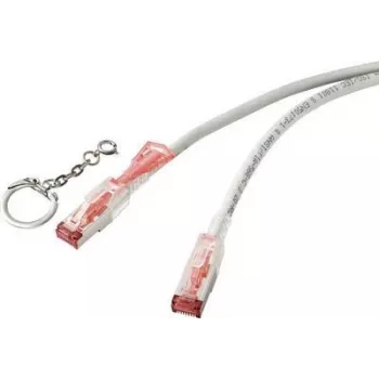 Renkforce RF-4533114 Cabo de rede Cinzento 1 m Cat6a S/FTP (S-STP) (RF-4533114)