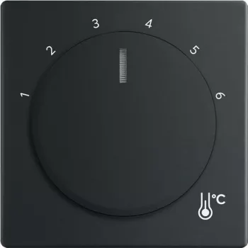 Busch-Jaeger 1794 R-885 placa de cobertura para suporte e caixa de sensor preto (2CKA001710A4205)