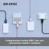 Headset Sony IER-EX15C Com fios In-Ear Chamadas/Música USB Type-C Branco