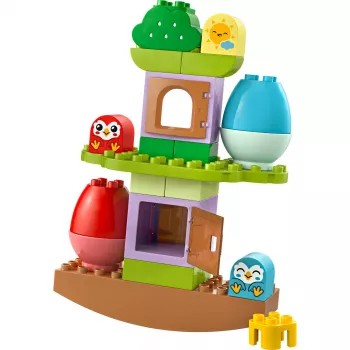 LEGO DUPLO 10440 Árvore de equilíbrio e empilhar, brinquedo de construção, 27 peças, 18 meses+, colorido