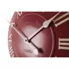 NeXtime Relógio 3083ro London Roman, Ø34.5 cm, relógio de parede, vermelho/branco