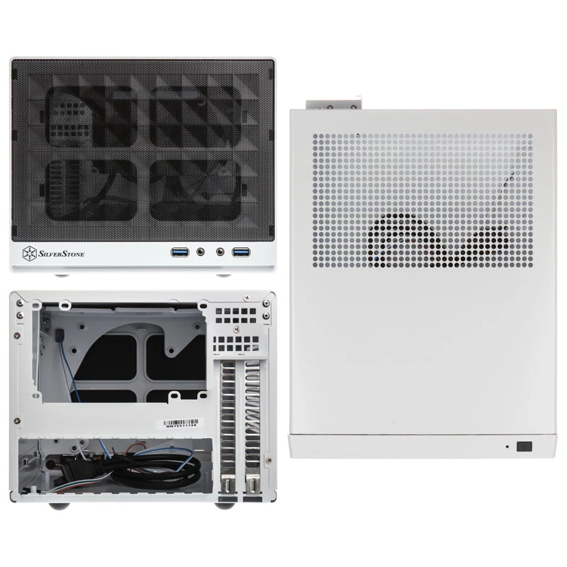 Caixa de PC Silverstone SG13 Mini Tower preto
