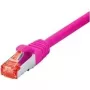 Tecline exertis Connect - cabo de rede - RJ-45 (M) para RJ-45 (M) - 20 m - cabo SSTP - CAT 6 - isento de halogéneos - cinzento (71520P)