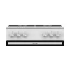 Fogão a gás independente Gorenje GG6A10WFFM, branco, placa de 4 bicos, forno a gás de 72 L, botões frontais