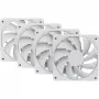 Ventoinha de caixa 120 mm HYTE FA12 branco pack de 4 — 120 mm, branco, modelo FA12