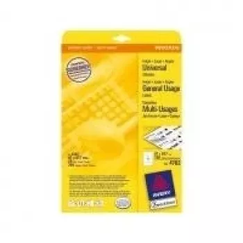 Etiquetas autocolantes para impressora A4 Avery Zweckform 4782 — 97 x 67,7 mm, 200 etiquetas (25 folhas)