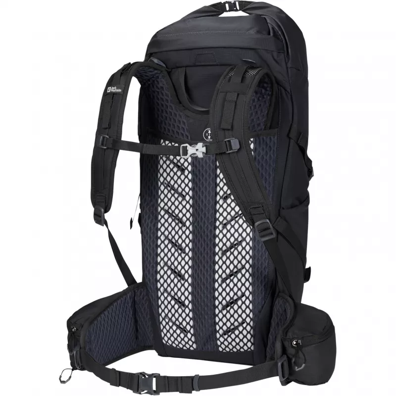Mochila Jack Wolfskin Cyrox Shape 30 S-L – preto, 30 L