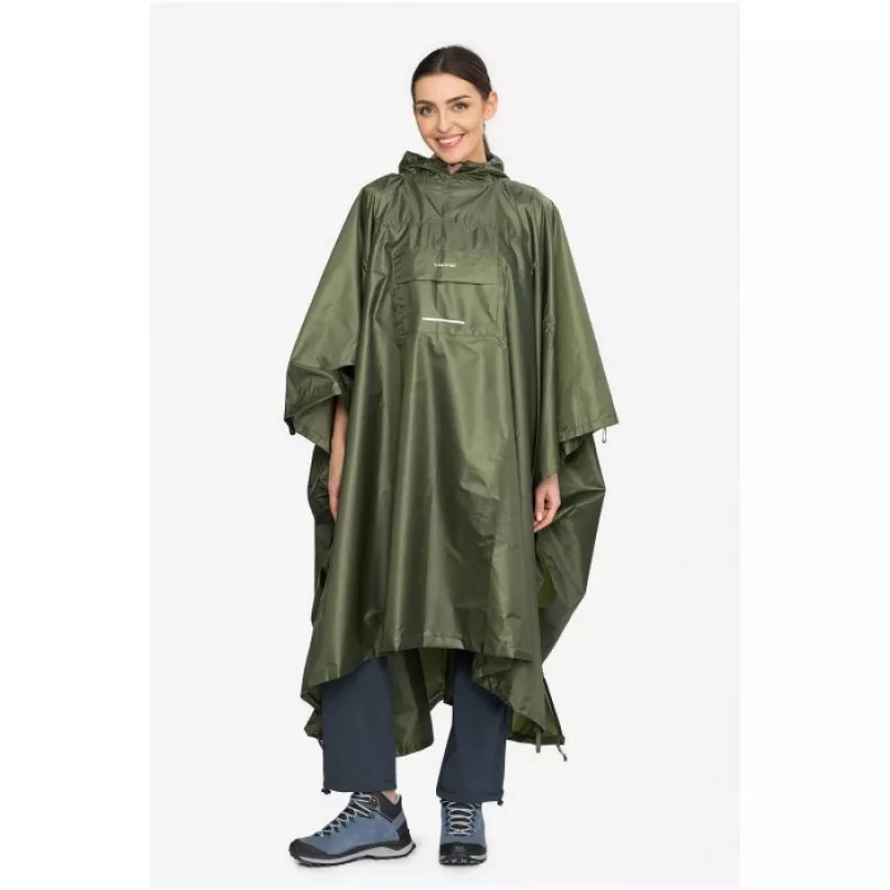Poncho de chuva para adulto VIKING Vesper Backpack verde UNI