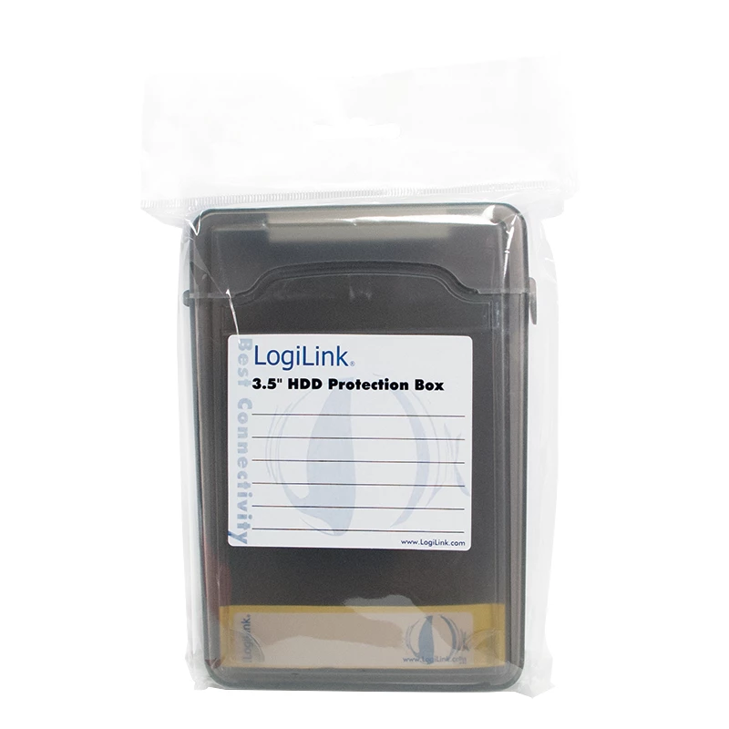 Estojo de proteção para disco rígido LogiLink capacidade 1 disco rígido (3.5