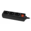 Proteção contra sobretensão Gembird EG-PSU3F-01 preto 3 tomadas AC 230 V 0,6 m