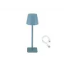 Beper P207ILI200 candeeiro de mesa LED recarregável, interruptor tátil, regulável, azul ardósia
