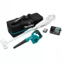 Kit combinado a bateria CLX245SAX1, 12 volts, soprador de folhas azul/preto, bateria de iões de lítio 2,0 Ah, aspirador a bateria e soprador a bateria