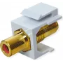 Acoplador Keystone VALUE ROLINE RCA blindado plástico vermelho (25.99.8213)