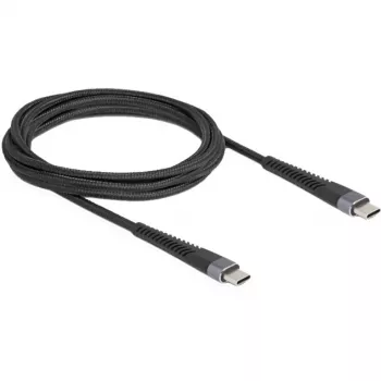 Cabo USB DeLOCK USB 2.0 2m USB-C preto 81125