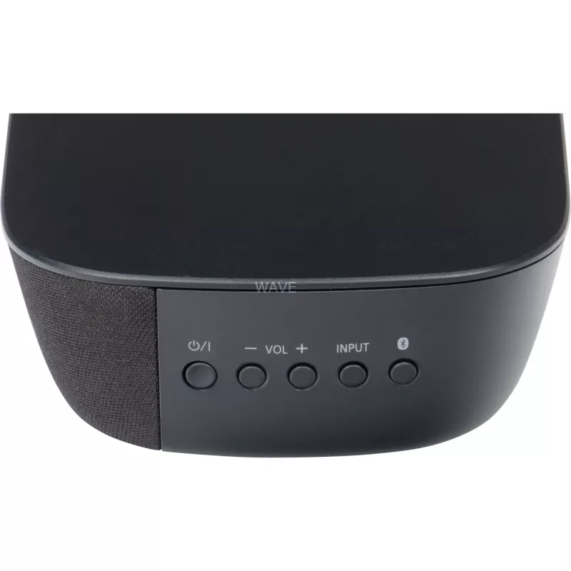 SC-HTB200EGK, altifalante preto, bass reflex, Bluetooth, HDMI