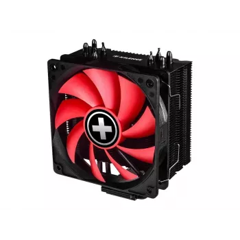 Xilence M704 dissipador de CPU 12 cm preto, vermelho