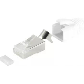 Conector de cabo RJ-45 ShiverPeaks 72067-10W branco