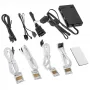 Controlador Lian Li UNI HUB SL-INF 12SLIN-CONT3W branco — hub para ventoinhas RGB e fitas LED