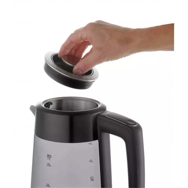 Jarra de vidro elétrica com controlo de temperatura RK4195