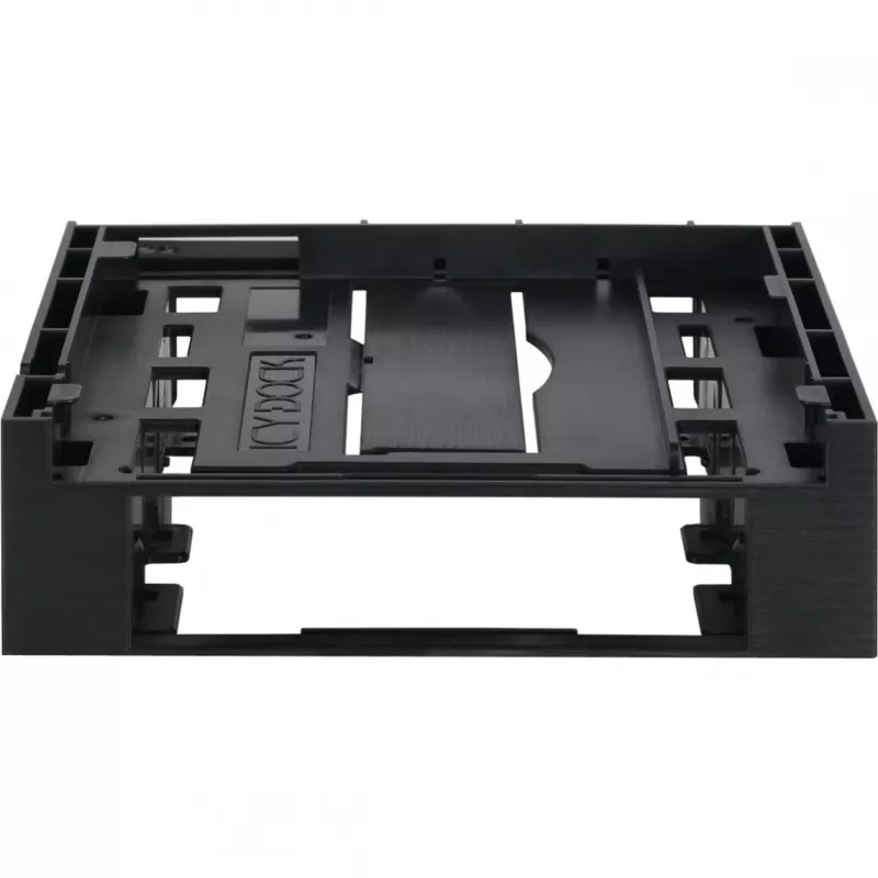 ICY DOCK FLEX-FIT Duo MB343SPO - Adaptador de baia de unidade - 13,30 cm (5,25) para 1 x 3.5 e 1 x 13,30 cm (5,25) Slim Line (13,3 cm para 1 x 8,9 cm e 1 x