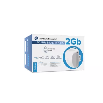 Ponte de rádio Cambium C600510C031B 60 GHz, capacidade de ligação 2 Gbit/s