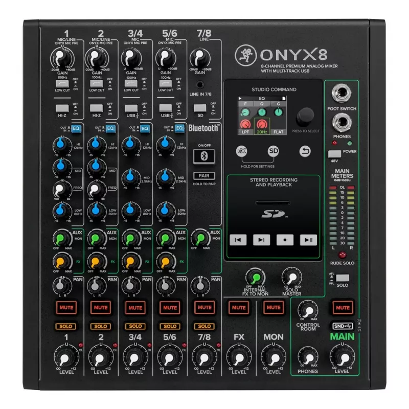 Mackie Onyx 8 - misturadora analógica com USB