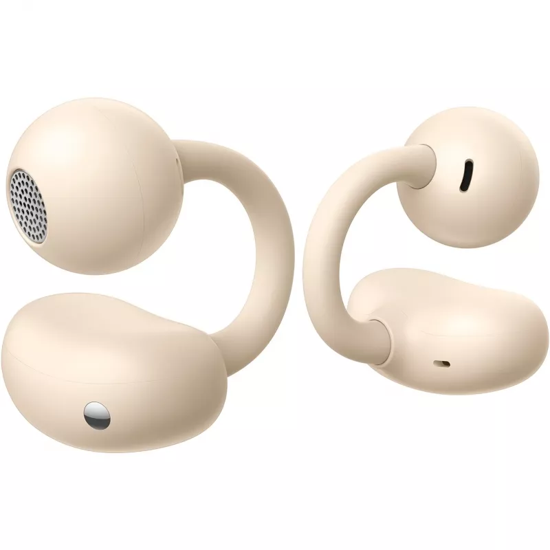 Headset intra-auricular HUAWEI FreeClip – TWS Bluetooth, intra-auricular, peso 5,6 g, bege
