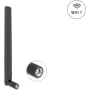 Antena de rede omnidirecional DELOCK 81452 RP-SMA, 4,4 dBi, 2,4–7,125 GHz, 169,7 mm