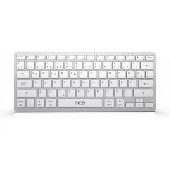Teclado INCA IBK-565BT BT 5.0, Smart, bateria 150Std, 8-10m prateado