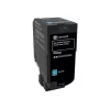 Lexmark - Alta capacidade - ciano - Original - Cartucho de toner LCCP - para Lexmark CS720de, CS720dte, CS725de, CS725dte, CX725de, CX725dhe, CX725dthe (74