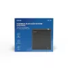 Unidade externa slim DVD±RW SAVIO AK-43, USB 2.0, preta, suporta leitura/gravação de CD/DVD (24x CD, 8x DVD)