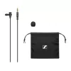 Microfone lavalier Sennheiser XS LAV MOBILE, condensador de fixação, omnidirecional, cabo de 2 m, 3,5 mm, 50–18000 Hz, 19 g, preto