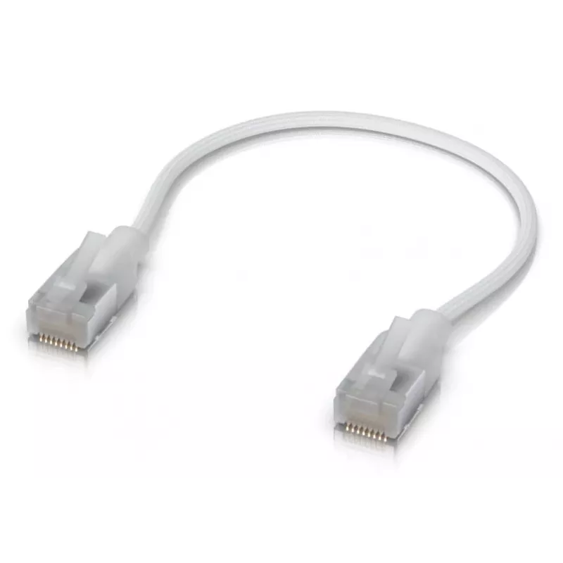 UBIQUITI UNIFI CABO DE PATCH PREMIUM. CABO DE PATCH RJ45 BLINDADO TRANÇADO ULTRA-FINO, DESENVOLVIDO E OTIMIZADO PARA REDES 10 GBE (0,15 M)