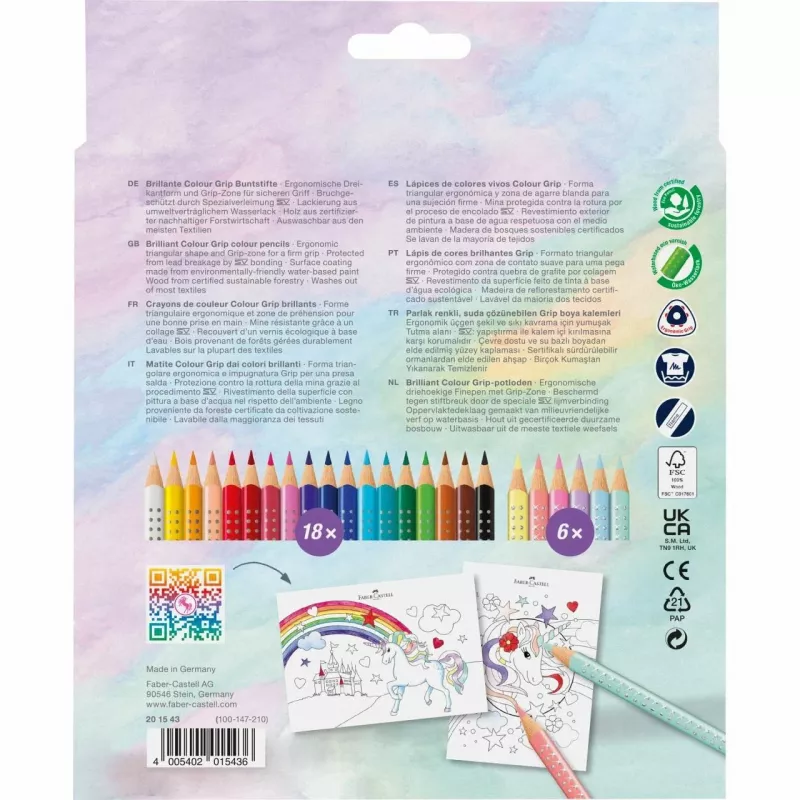 Faber-Castell Colour GRIP lápis de cor (201543)