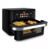 Fritadeira de ar quente Tristar FR-9078 dupla 10 L, 2800 W, controlo tátil, LCD, preto/aço inoxidável