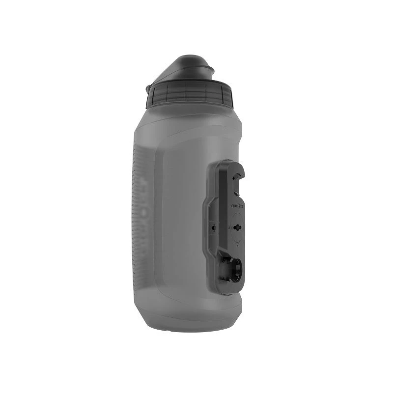 Fidlock Twist Bottle 750 Compact + Bike Base transparente preto