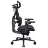 Cadeira gaming thunder x3 FLEX Pro Fabric cinzenta — cadeira giratória ergonómica, braços ajustáveis e inclinação