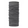 Buff Merino Midweight aquecedor de pescoço multifuncional cinzento