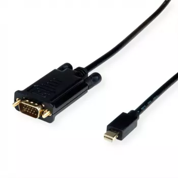 Adaptador de cabo de vídeo VALUE 11.99.5807 2 m Mini DisplayPort para VGA