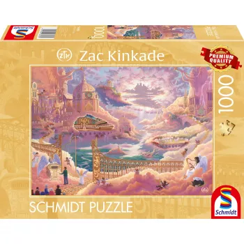 Puzzle Schmidt Spiele Zac Kinkade Kingdom of Heaven — 1000 peças, arte de paisagem