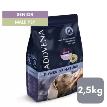 ADDVENA Power of Nature Senior Small Lamb - alimentação seca para cães - 2,5 kg