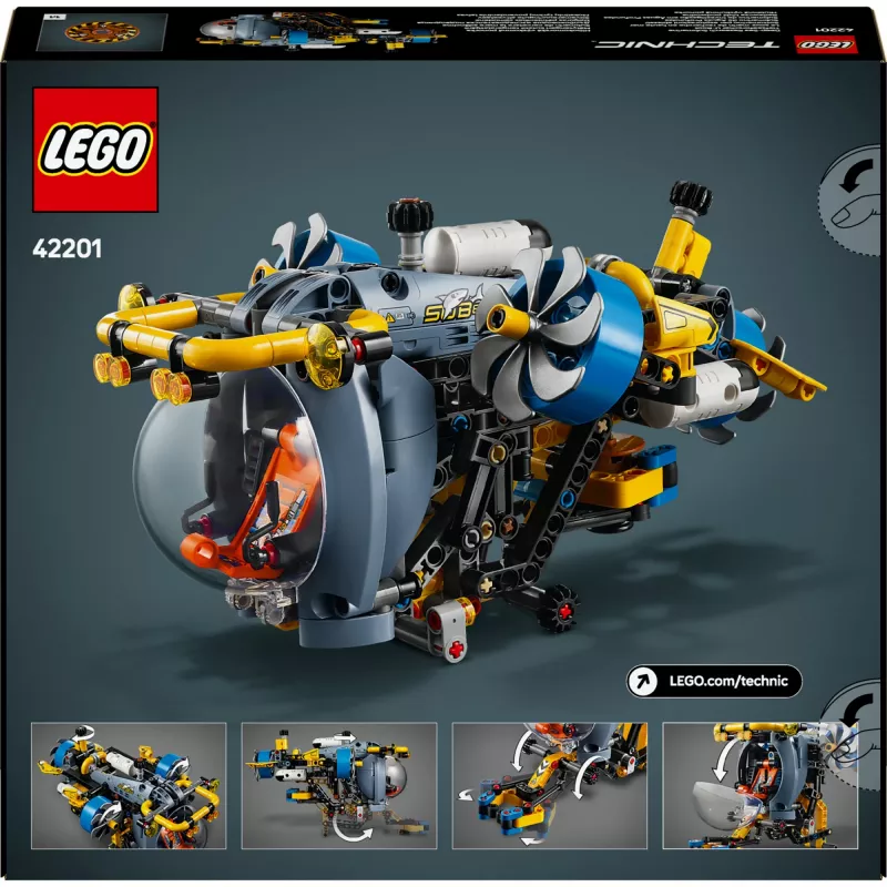 LEGO TECHNIC 42201 Submarino de investigação de alto mar