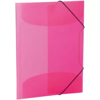 Pasta de polipropileno (PP) rosa transparente A4 HERMA 19505